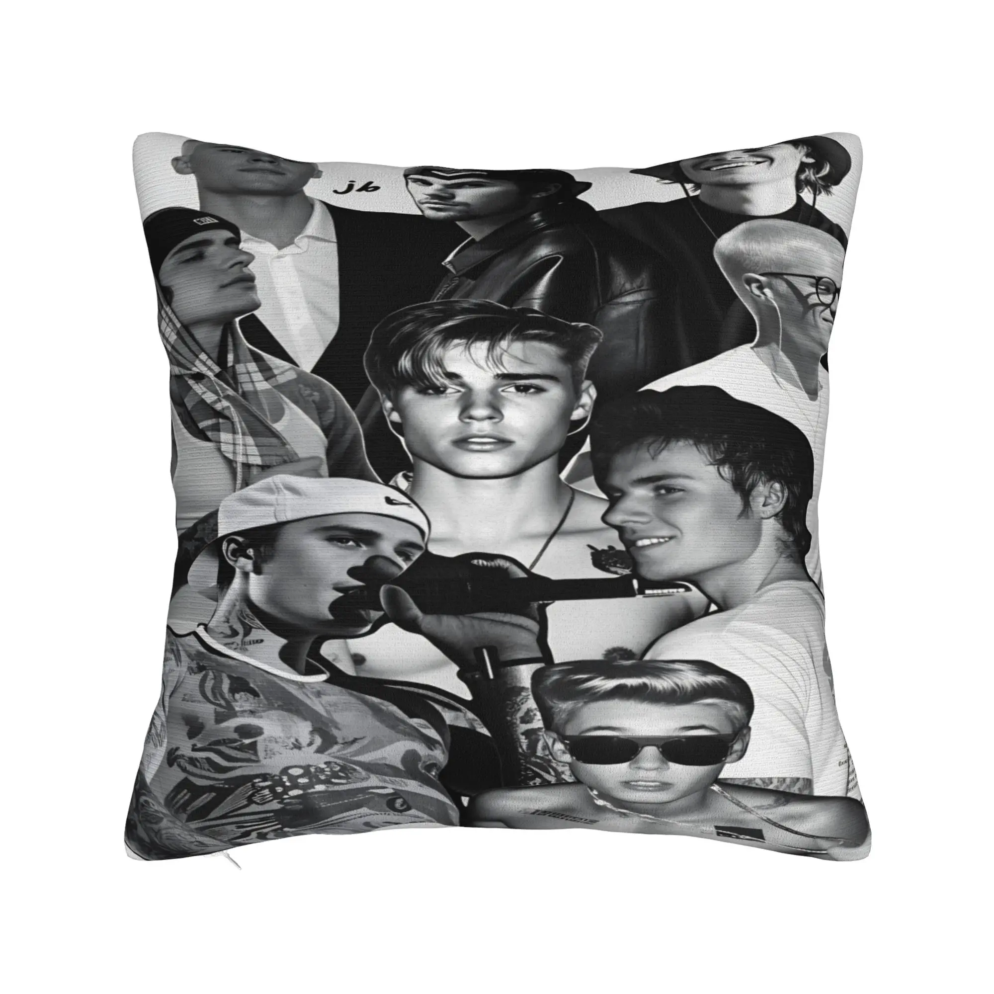 J-JustinS B-Bieber Pillow Case  Comfy Pillow Cover Vintage Pillowcases For Living Room Bed Chair