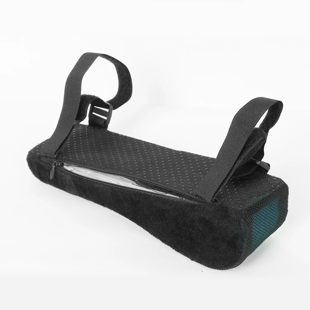 2 pezzi morbidi e confortevoli cuscinetti per braccioli in gel di memoria cuscino per gomito schiuma resistente poggiamano ergonomico per sedia da gioco per auto da ufficio