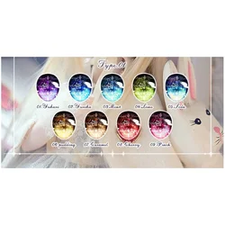 BJD Eyes doll Metallic effect eyes 10mm-24mm doll acrylic eyes for 1/8 1/6 1/4 1/3  SD DD doll accessories 10mm-24mm doll eyes