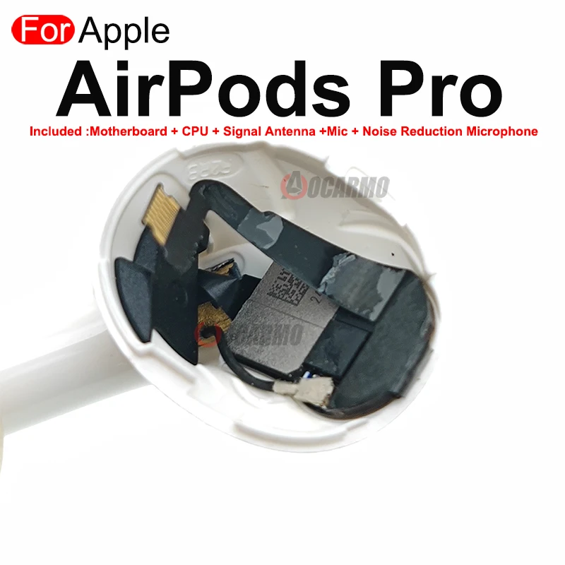 For AirPods Pro A2190 A2084 A2083 Bottom Housing Case With Noise Reduction Microphone Mic Motherboard CPU Chip Flex Cable image 3