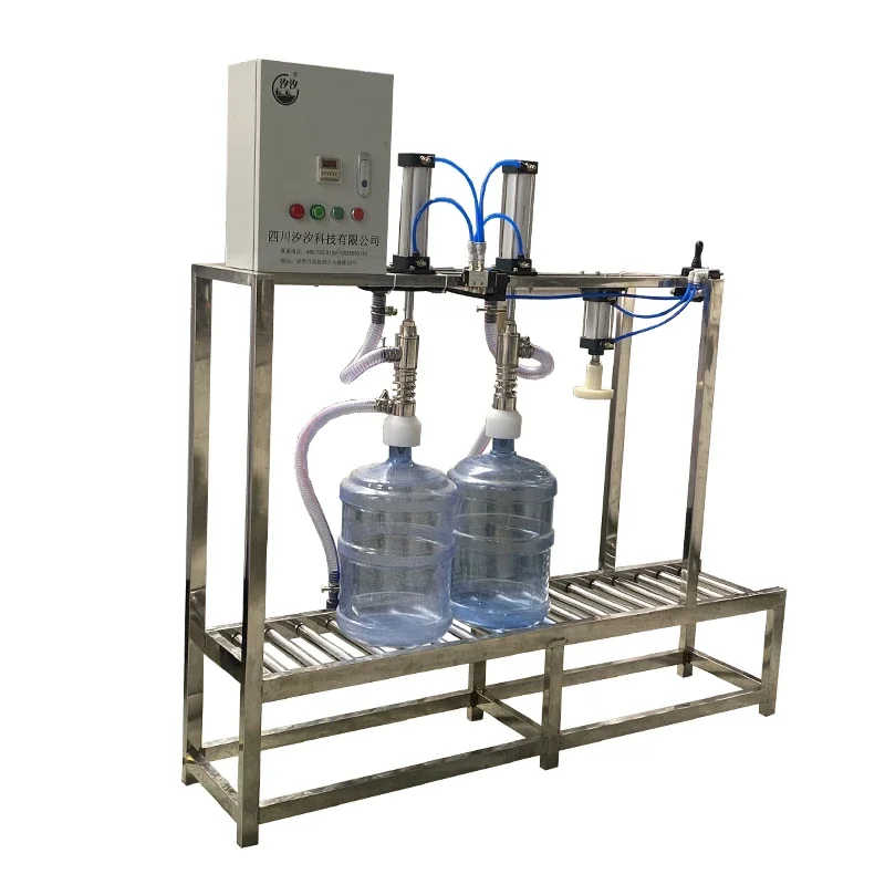 5 gallon bottle manual control water filling machine