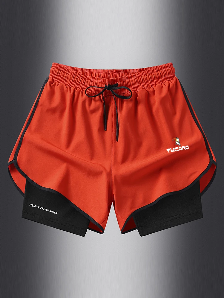 

Ледяной шелк orts, мужские и женские летние профессиональные плавки для фитнеса, йоги, эластичные спортивные брюки Qui Dry, антилегкие