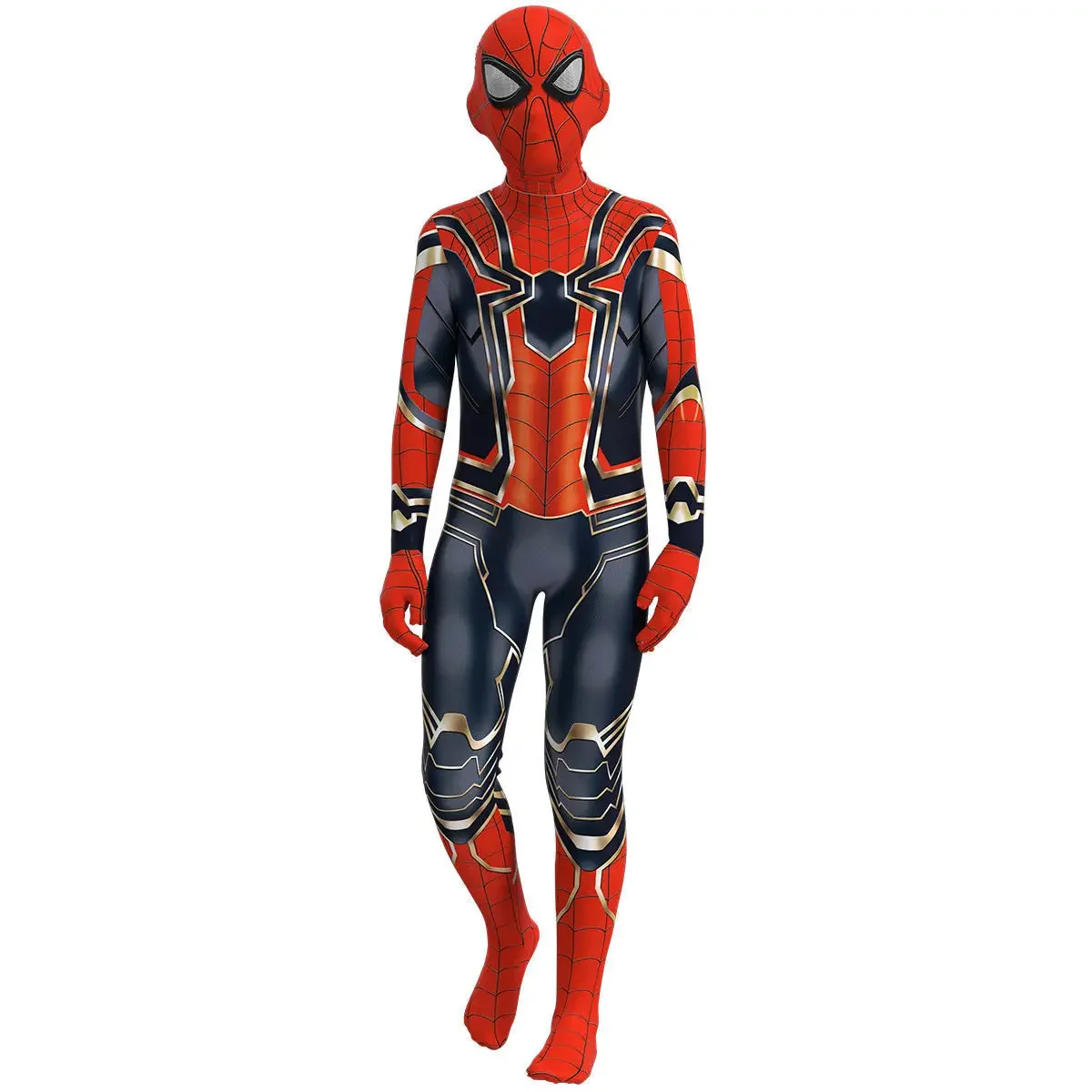 MINISO Spiderman lontano da casa Costume Cosplay Zentai Spiderman Costume supereroe tuta Spandex vestito per bambini su misura