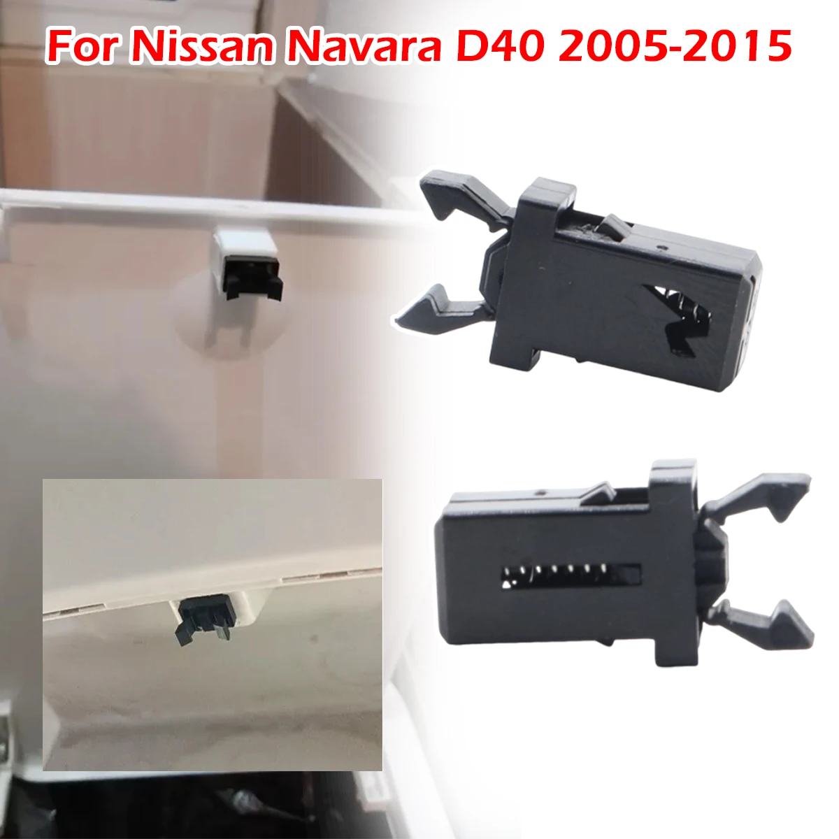 

PR-001 Trash Can Plastic Lock Self-Locking Switch Catch Compatible Touch Lid Latch Repair Clip For Nissan Navara D40 2005-2015