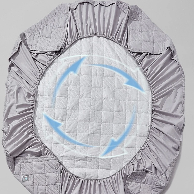 Waterproof TPU Protective Cover Mattress Protector Bedspread Fitted Sheet Bedding Bed Sheets Pillowcases Three-piece Set Of