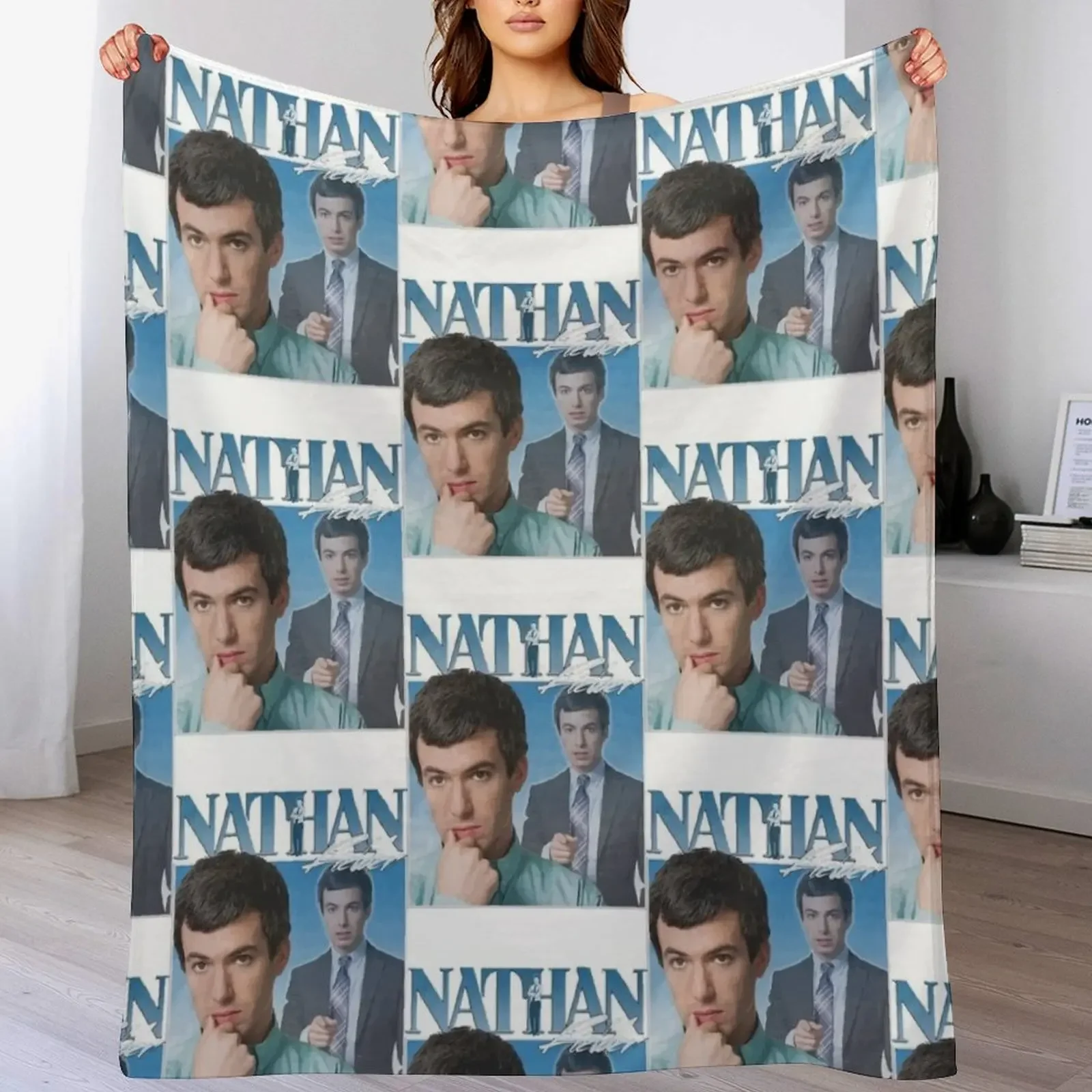 

Nathan Fielder, 90's, Vintage, Throw Blanket decorative Blankets Sofas Of Decoration Blankets For Baby for sofa Blankets