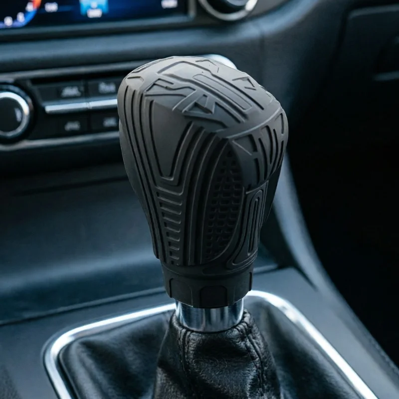 

Comfortable Anti-Slip Gear Shift Knob Cover For Honda Civic Red Black Silicone Shifter Grip Durable Auto Accessories