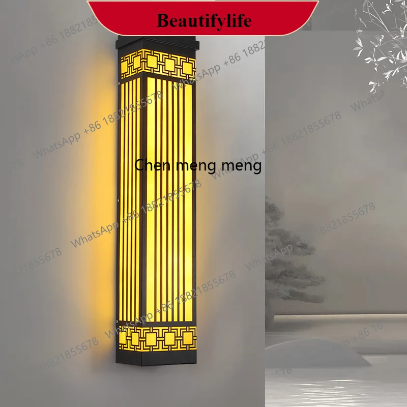 

G153 Outdoor wall lamp Chinese led waterproof exterior wall hotel villa courtyard landscape engineering door post lamp