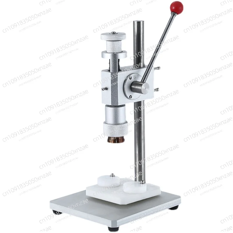 

Ручная машина для запечатывания флаконов духов Косметическая насадка Машина для переплета алюминиевых крышек Маленькое укупорочное устройство Фабрика