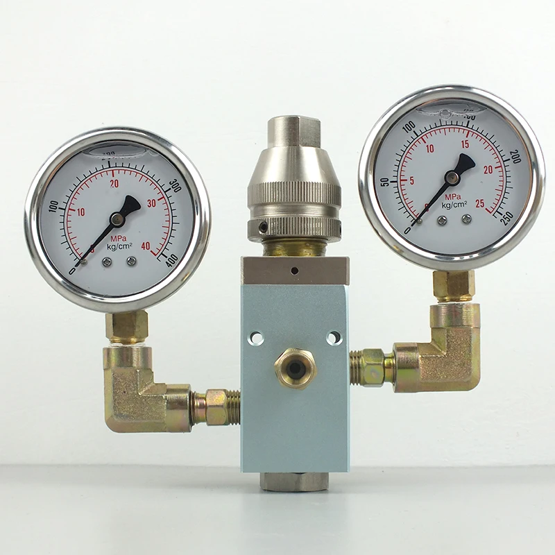 Butter filling pressure reducing valve, grease pressure reducing valve, used in conjunction with disc pump