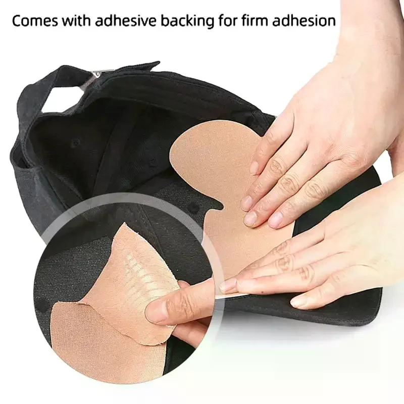 

10 шт. одноразовых впитывающих вкладышей для головных уборов, регулируемые, для бейсболок и рубашек, защита воротника, аксессуары для походов