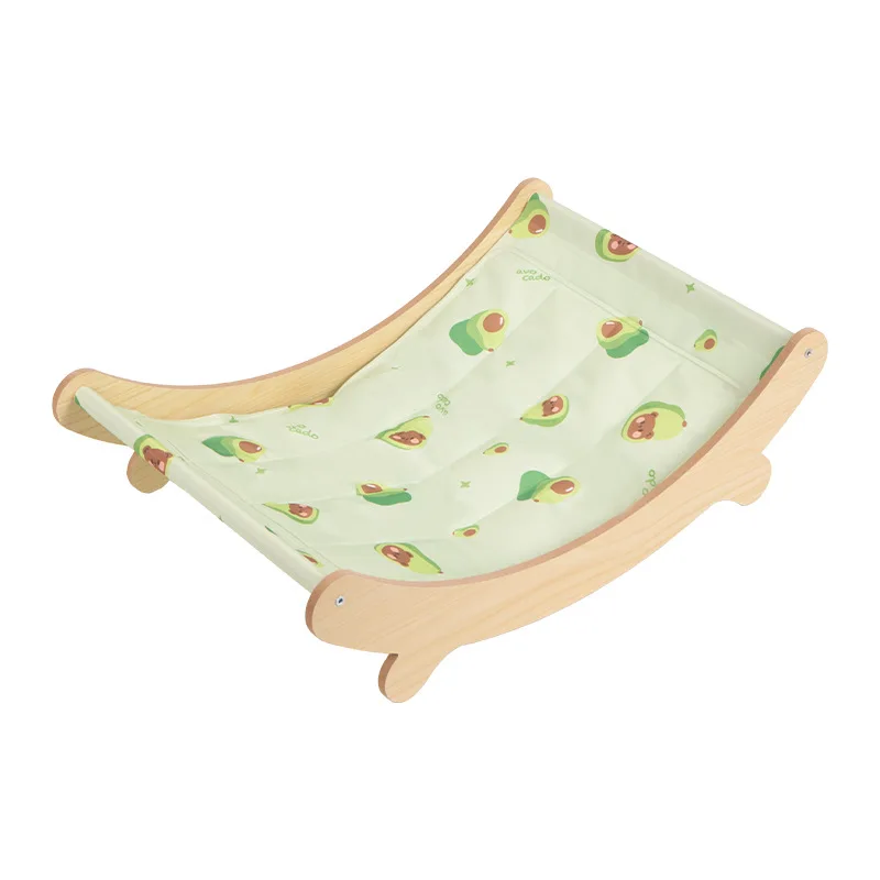 Cama de verano para gatos con colchoneta refrigerante y hamaca