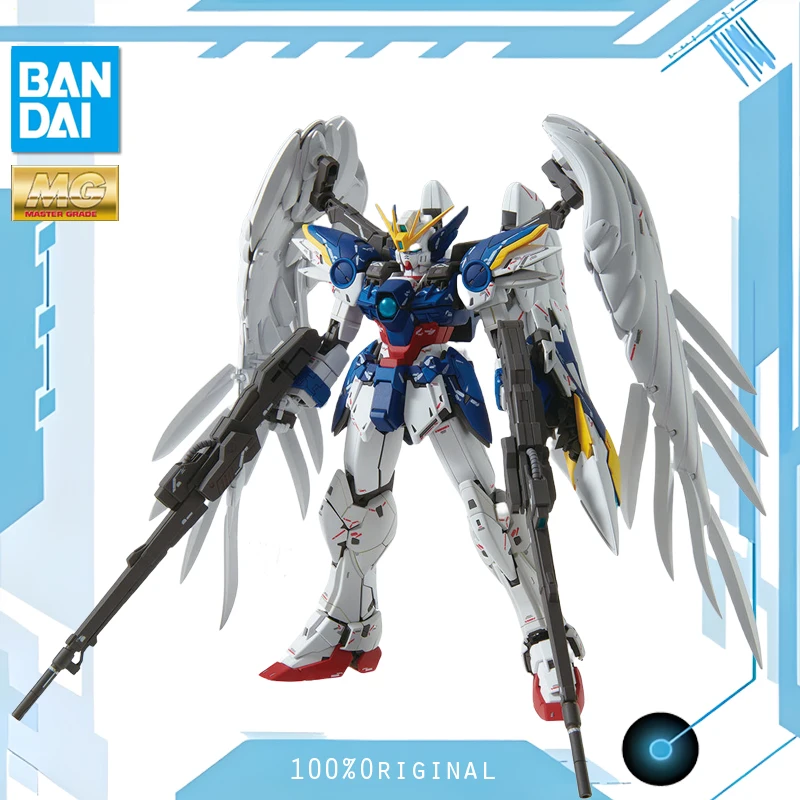 

BANDAI Anime MG 1/100 XXXG-00W0 WING GUNDAM ZERO EW Ver.Ka Model Kit Robot Quality Assembly Plastic Action Toys Figures Gift