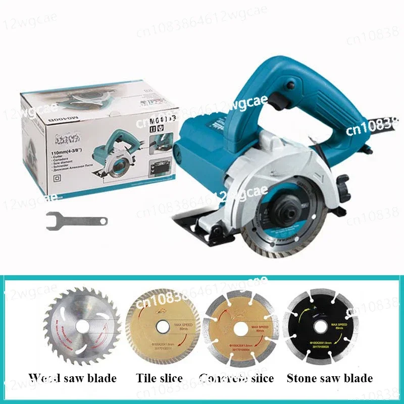 1200W Stone Cutting  Marble Machine Portable Electric Saw High-Power M0400B Stone Tile Slotting Machine Grooving Machine