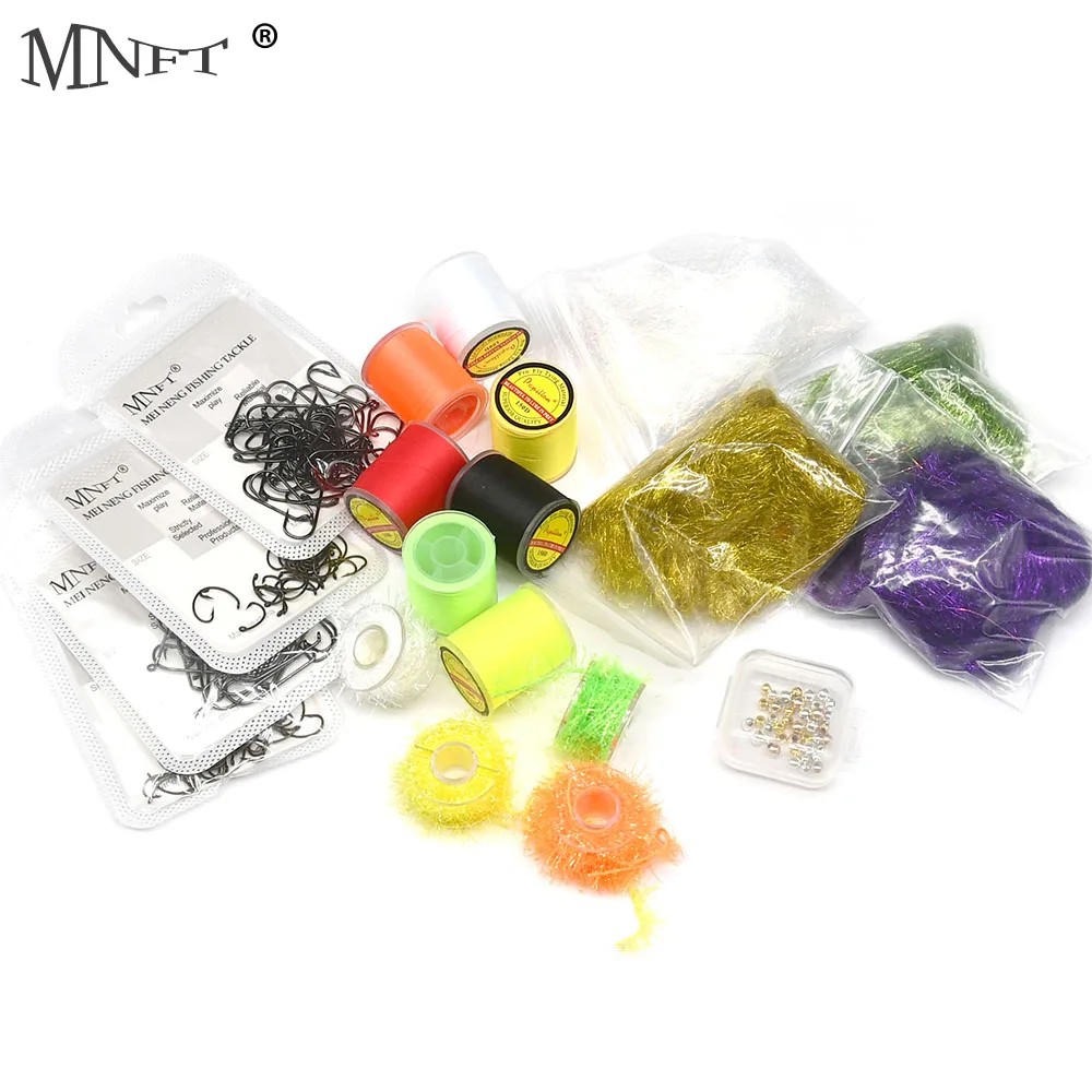 

MNFT Fly Fishing Hook Material Can Be DIY Fly Fishing Bait All-Around Set, Beginner Fishing Essential Fishing Accessory Set