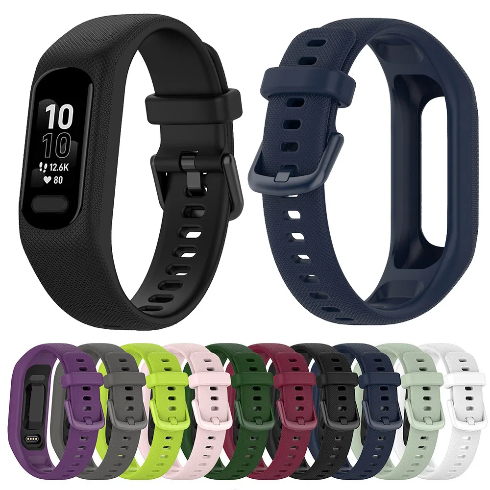 Pulseira de silicone para Garmin Smart 5, Watch Band, Pulseira, Smart5