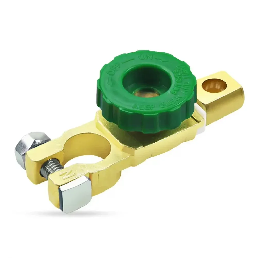 Universal Car Battery Disconnect Switch Heavy-Duty Quick Cut-off Isolator with Knob Anti-Leakage Battery Terminal for 12V/24V
