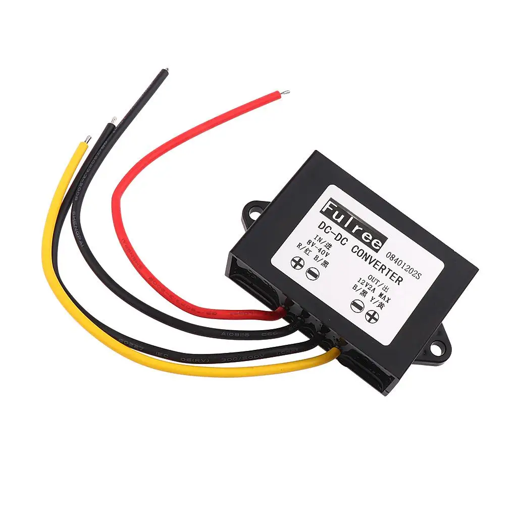 DC to DC Converter 12V 24V Input Voltage Step Down Module Overload Protection for Vehicle Charging