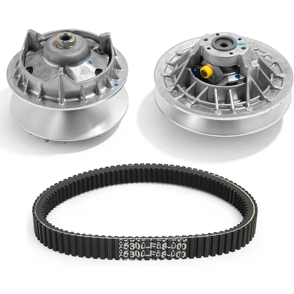 Primary Drive Clutch 21300-010-1000 & Secondary Driven Clutch 21400-010-1000 & Belt 25300-F68-0000 For HiSUN HS800
