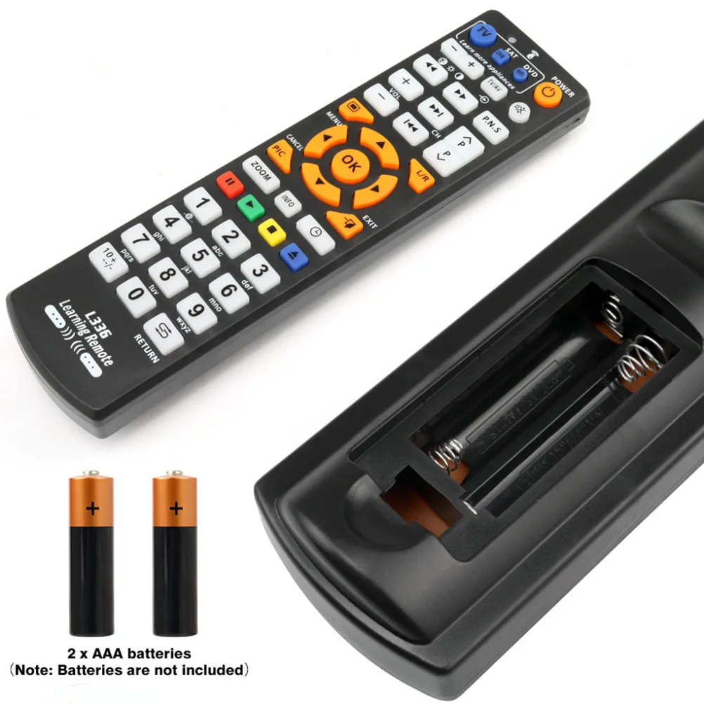 High Quality Universal Smart L336 IR Remote Control With Learning Function Copy for TV CBL DVD SAT STB DVB HIFI TV BOX VCR STR-T