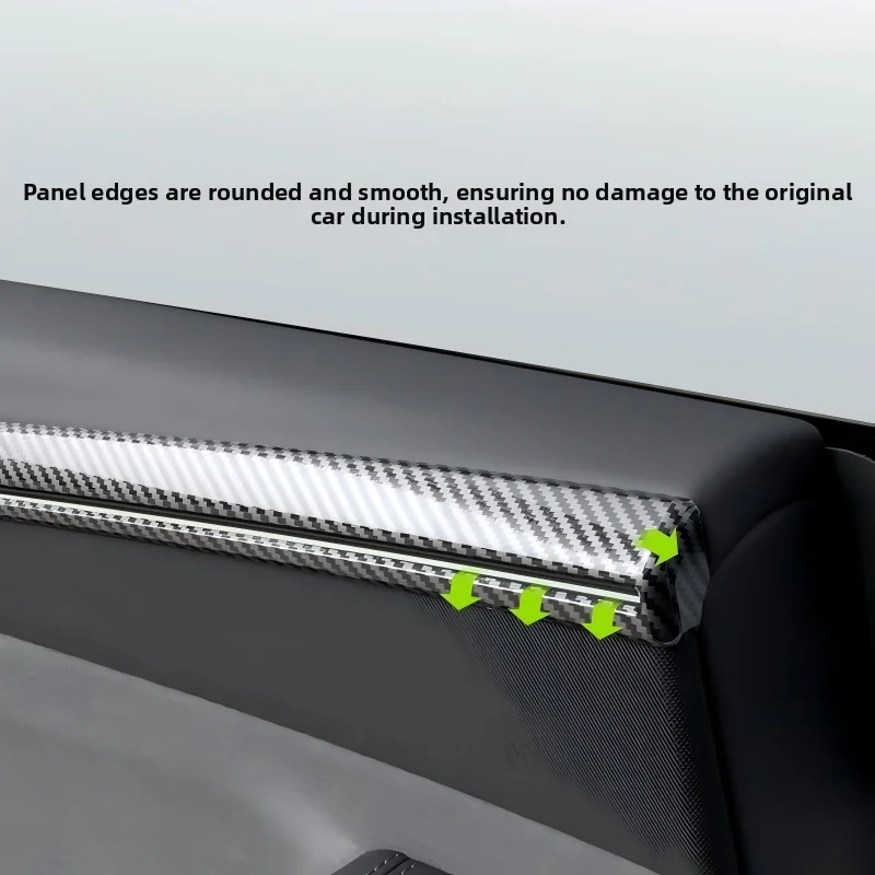 For Tesla New Model YL/3/Y Juniper Dashboard Cover Trim Air Outlet Trim Strip Panel door decorative strip suit Interior