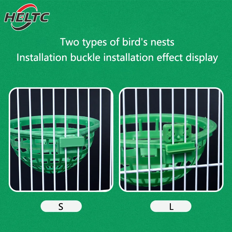 1pc Plastic Canary Nest Cage Decorative Cages Bird Eggs Nest Pan Pet Birds Hatching Tools Supplies Bird Hatching Accessories