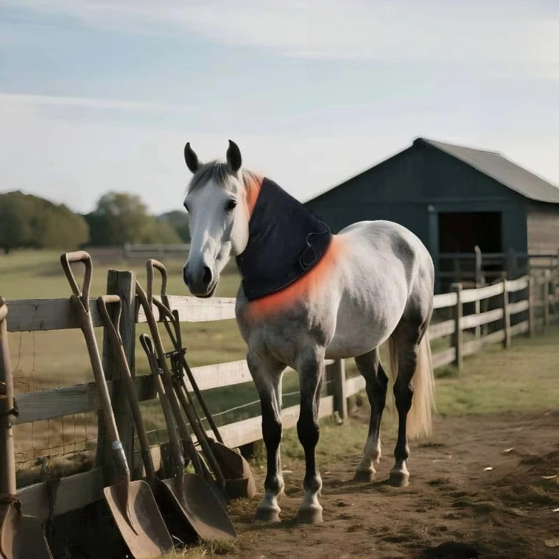 2026 Equine Wellness Portable Battery Horse LED Therapy Light for Neck Pad Rug Equine Red Light Therapy Mat Infrared Blanket