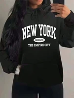 New York City Brooklyn Creative Letter Printed Female Hoodies Multicolor Loose Hoody Y2K Street Sportswear Fleece Hoodie Unisex 4