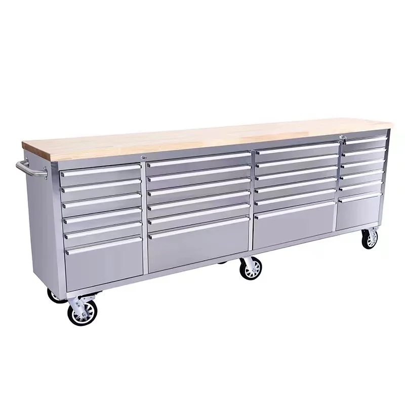 Hot Sale In Canada America And Japan Tool Trolley Cabinet Stainless Steel Drawers Storage Toolbox Trolley