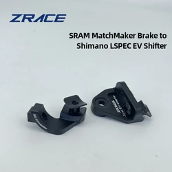 ZRACE Fahrrad Disc Bremse Adapter ShiftMounts MatchMaker Bremse Zu I-SPEC EV Shifter Adapter Disc Bremse Bike Zubehör und Teile