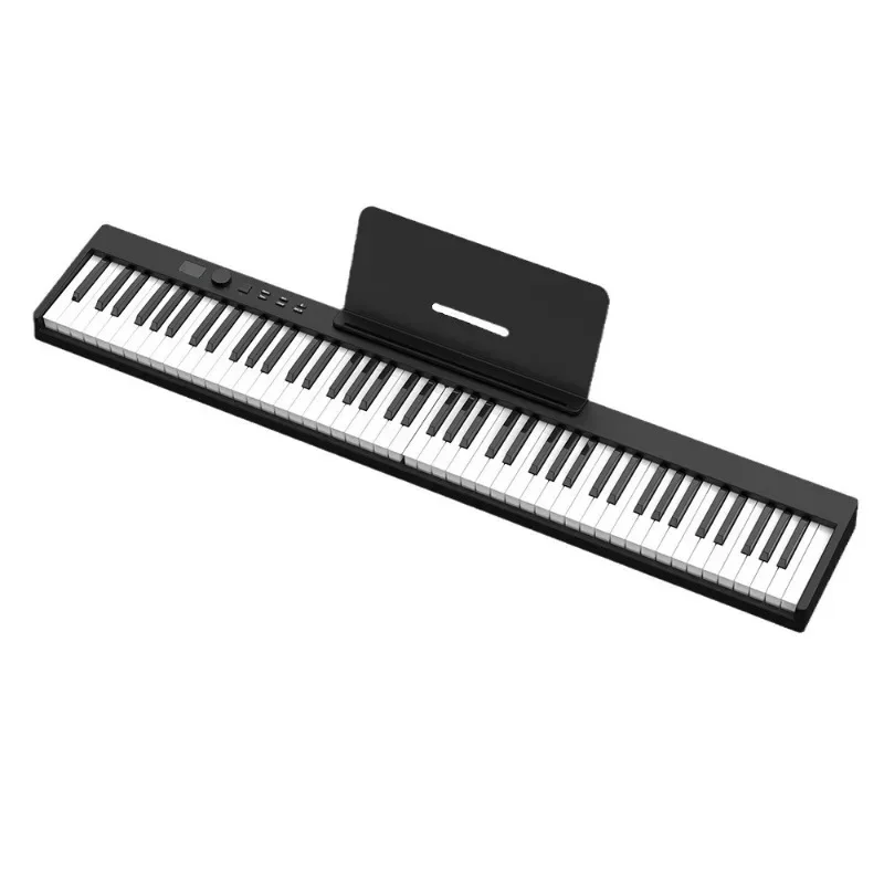 Portable intelligent folding electronic organ, electronic piano instrument