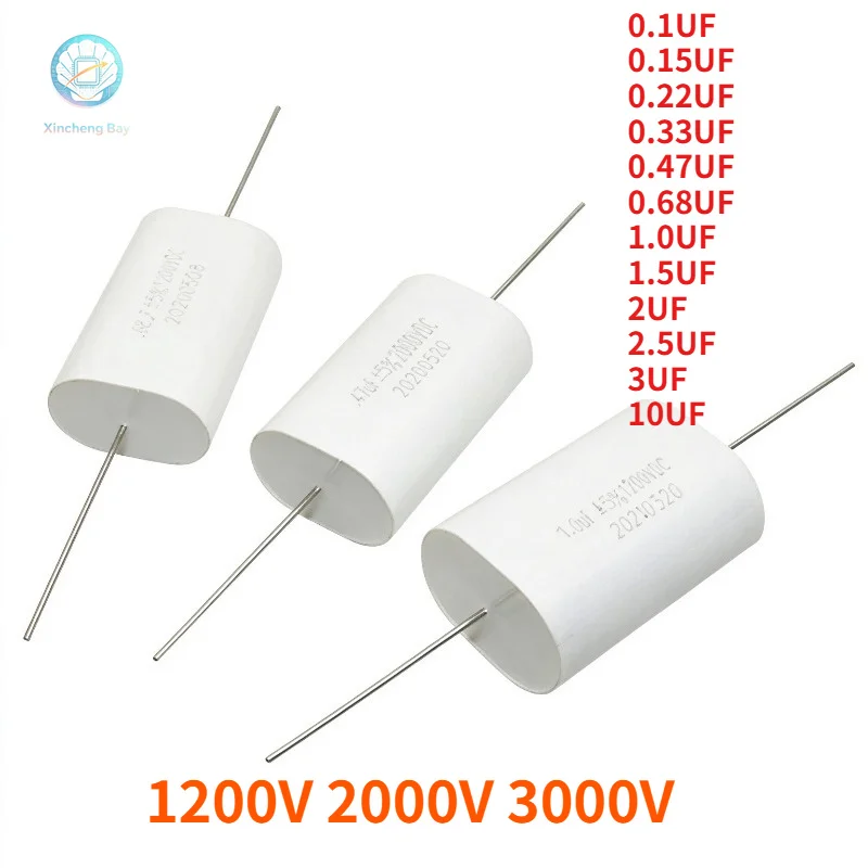 Absorption capacitance 1200V 2000V 3000V 0.1UF 0.15UF 0.22UF 0.33UF 0.47UF 0.68UF 1UF 1.5UF 2UF 2.5UF 3UF 10UF Original