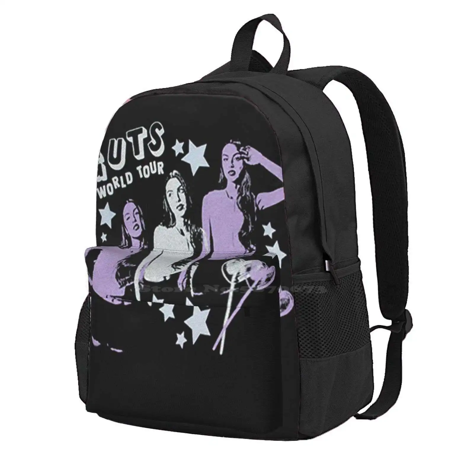 Guts Sour Spill Ur Vampire Hot Sale Schoolbag Backpack Fashion Bags Music Sour Vampire Olivia Girls 1 Pop Song Guts Sour Spill