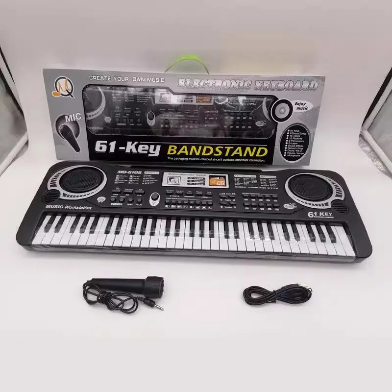 Children's 6-Key Electronic Piano Multifunctional  and Piano Early Eon Music Instrument Toy