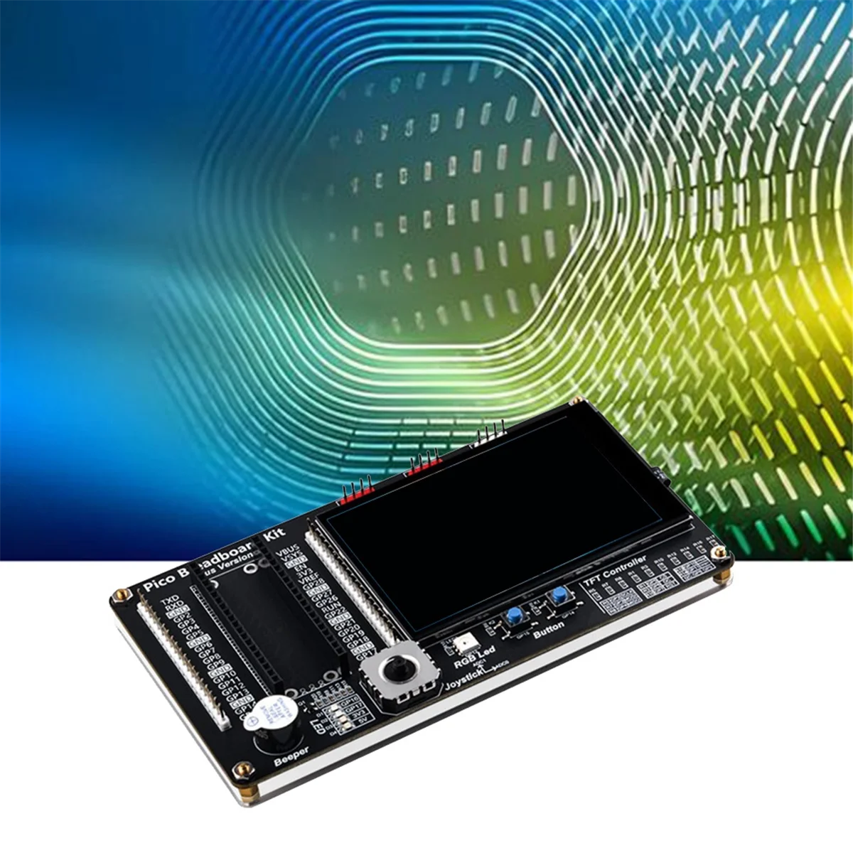 Kit de módulo de tela de toque para Raspberry Pi Pico/Pico W Módulo de placa de expansão Kit de indicador LED de tela IPS TFT de 3,5 polegadas - L47A