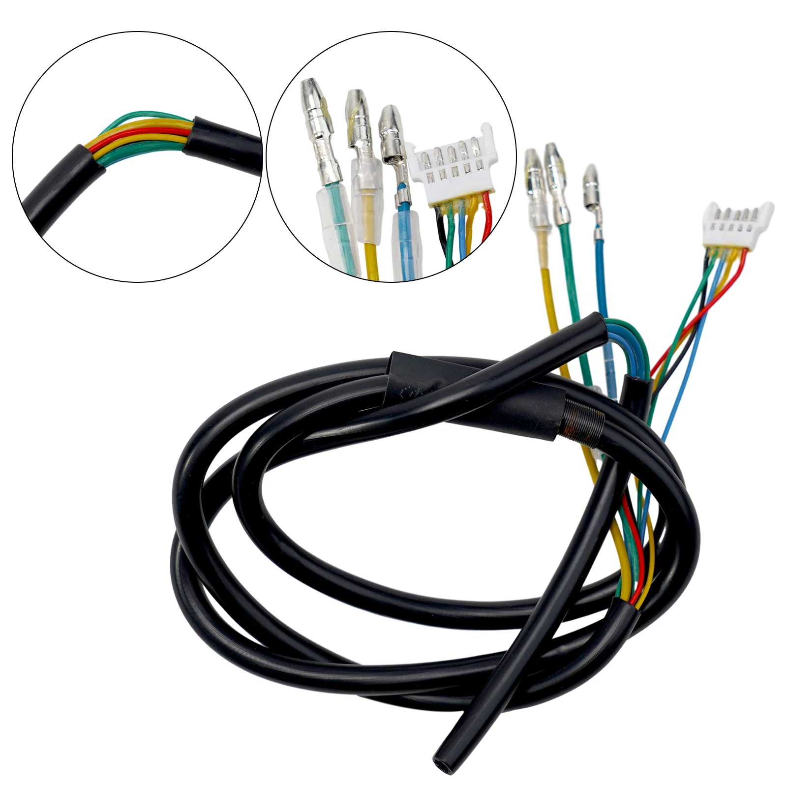 Robust Electric Scooter Motor Wire Connector 85cm Waterproof Extension Cable for Reliable Connection and Functionality