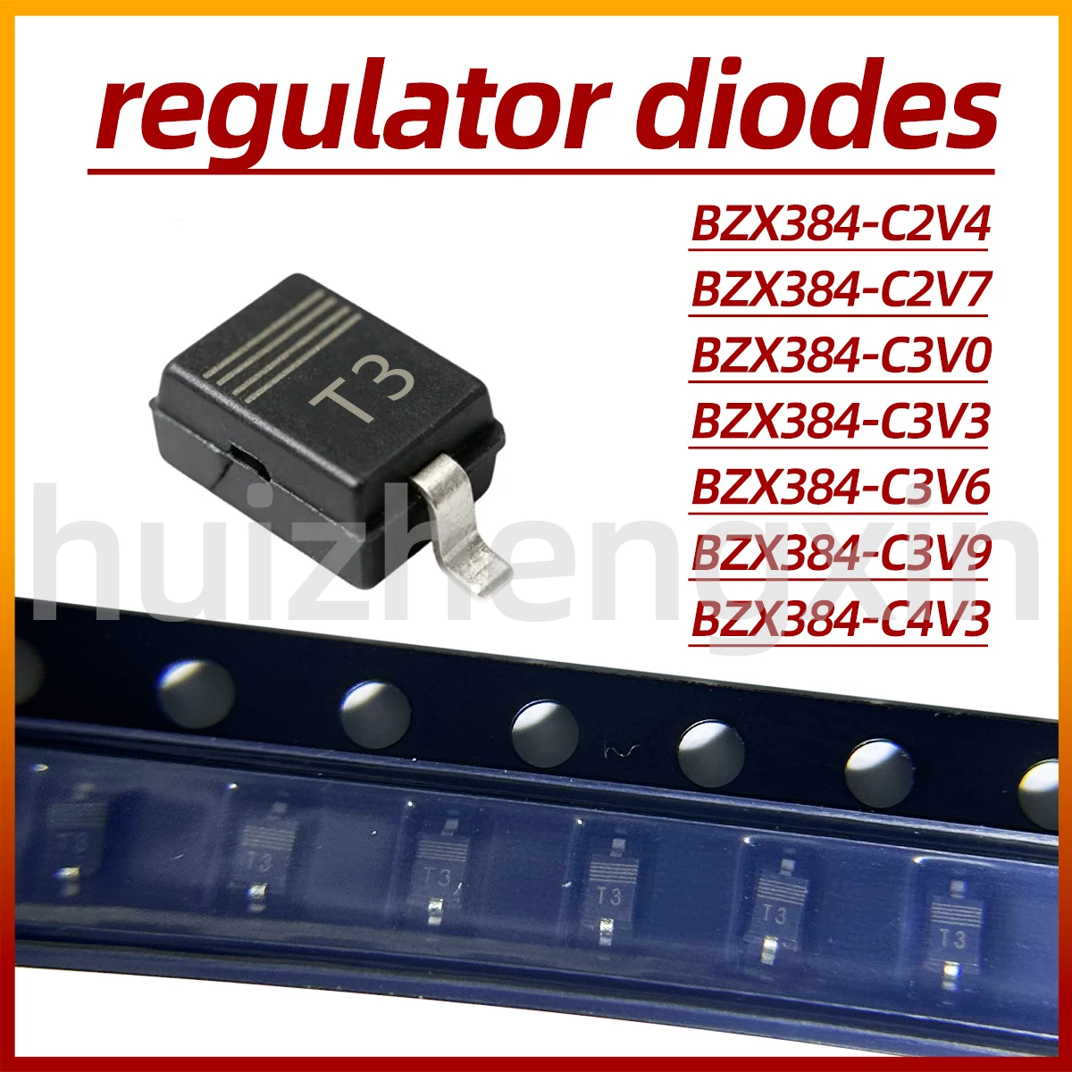 20PCS BZX384-C2V4 BZX384-C2V7 BZX384-C3V0 BZX384-C3V3 BZX384-C3V6 BZX384-C3V9 BZX384-C4V3 SOD-323 Voltage regulator diodes