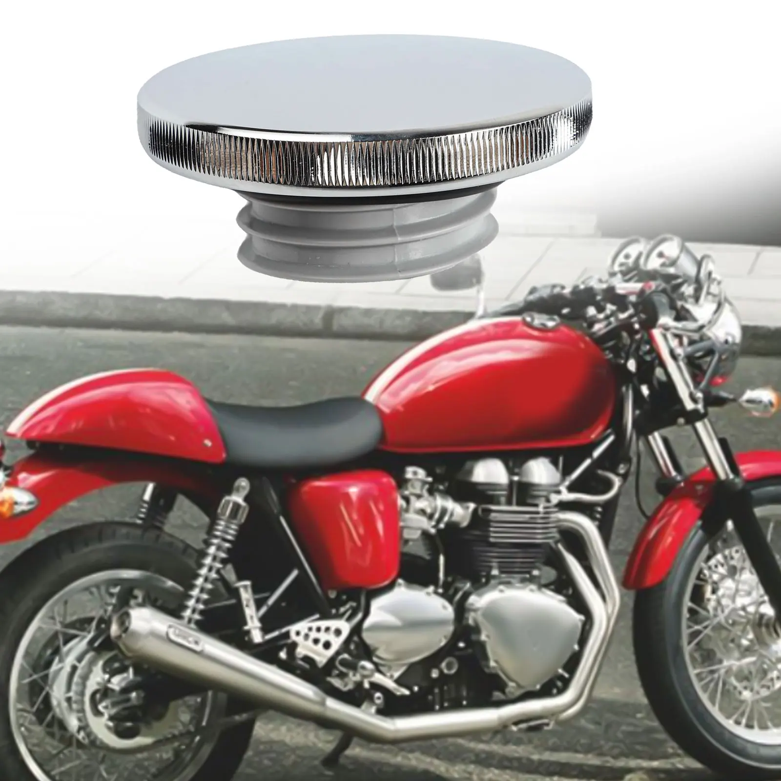 Aluminum Alloy Cap Fuel Tank Cap Motorcycle Maintenance Optimal Fuel Pressure Seamless Fit Wear Resistant Material