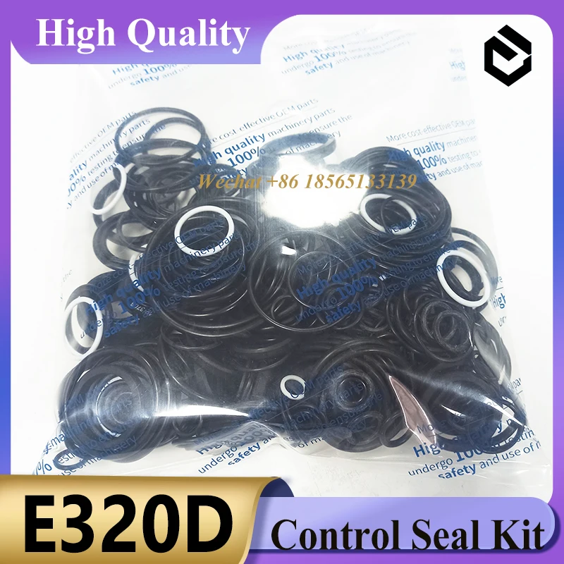 E320D Control Valve Seal Kit Excavator Repair Seal Kit Oil Seal Kit for Caterpillar CAT E320D Excavator Parts