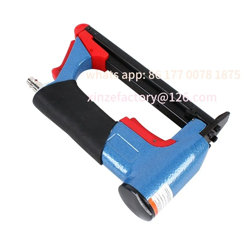 Customizable  Lightweight, Easy to Use and StoPneumatic Staple Gun, 4-8bar Air Pressure, Aluminum & Iron Build, Non-Slip Handle,
