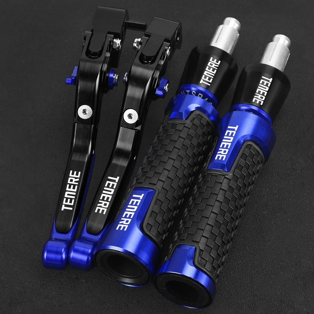 รถจักรยานยนต์คลัทช์เบรคห้ามล้อ 22mm Handlebar Grips จับปลายสําหรับ YAMAHA XTZ660 TENERE XTZ 660 1991-1998 1997 1996 1995 1994