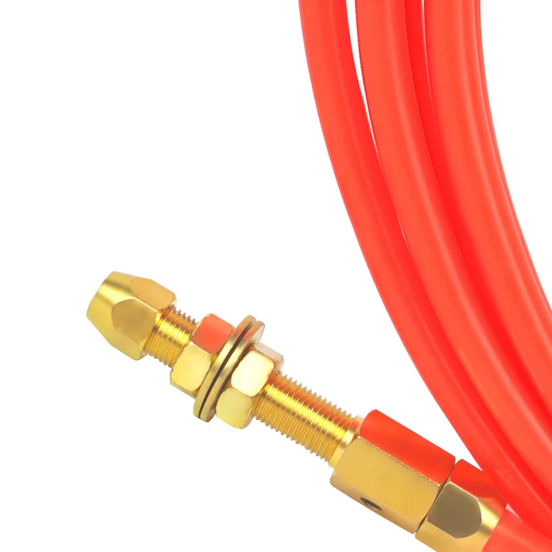 سوب كيلين سلك لحام بالليزر أنبوب التغذية 3m 5m U V سلك تغذية لفات دليل سلك فوهة 0.8 1.0 1.2 1.6 سلك المغذية الملحقات