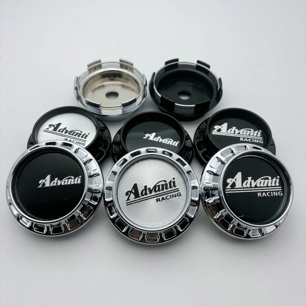4pcs/Set Advanti Racing Emblem Badge Car Wheel Center Caps 67mm Clips 62mm Wheel Hubcaps Rim Hub Cap Dust Cover Car Accessories