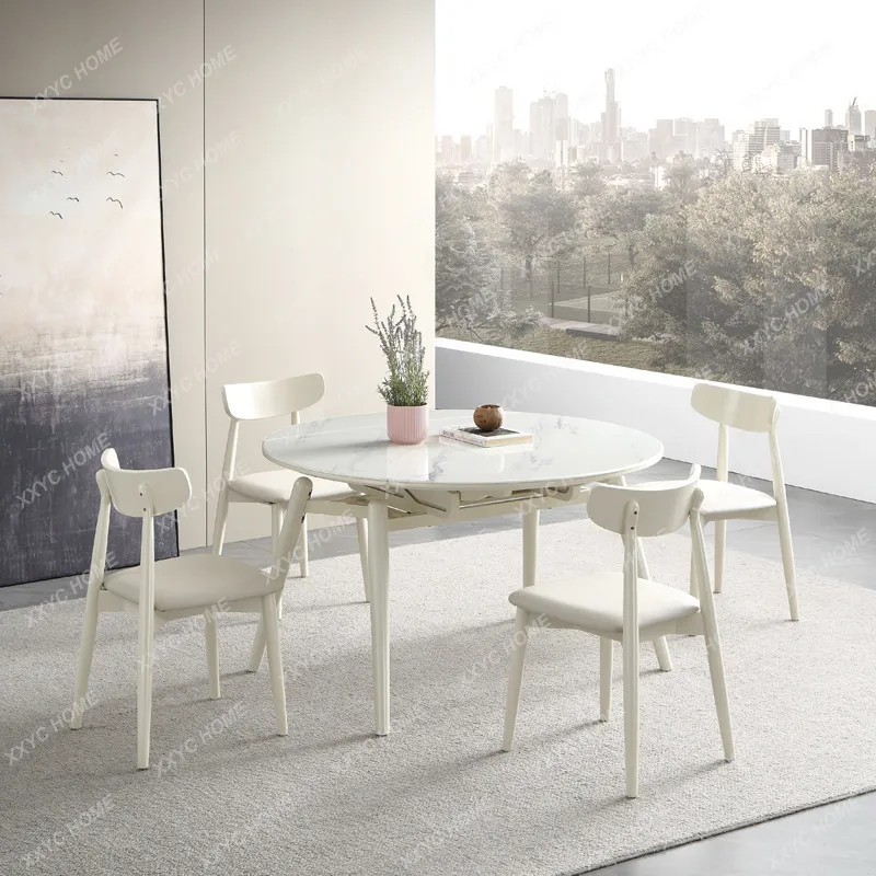 New dining chair minimalist restaurant household small apartment modern simple curved back chair light luxury dining table chair