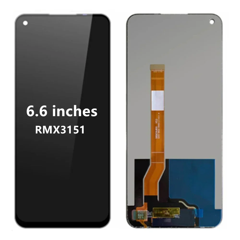 6.6'' For OPPO Realme 8i LCD Display  Touch Screen Digitizer Assembly  For Realme8i RMX3151 LCD Replacement