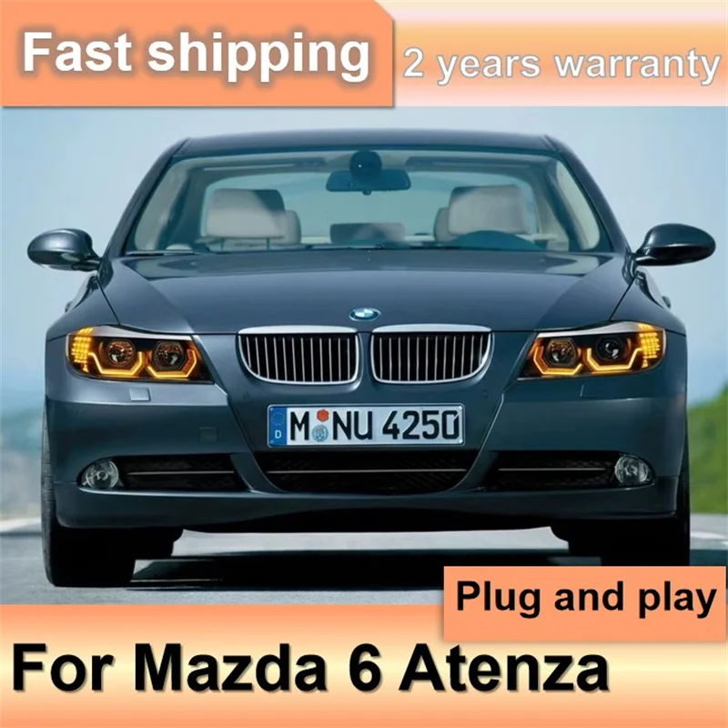 

Автомобильные аксессуары для BMW E90: Фара головного света 2005-2012, линзы проектора с ДХО, поворотниками, ближним и дальним светом для моделей 320i, 325i, 318i