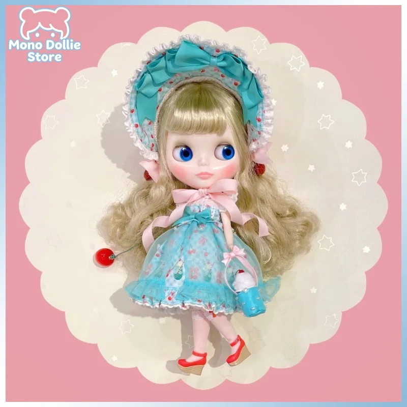 

Оригинальная кукла Blythe Topshop Limited Edition Creamy Cherry Sweetheart, модная шарнирная кукла BJD, коллекционная модель, подарок для девочки на день рождения или Рождество.