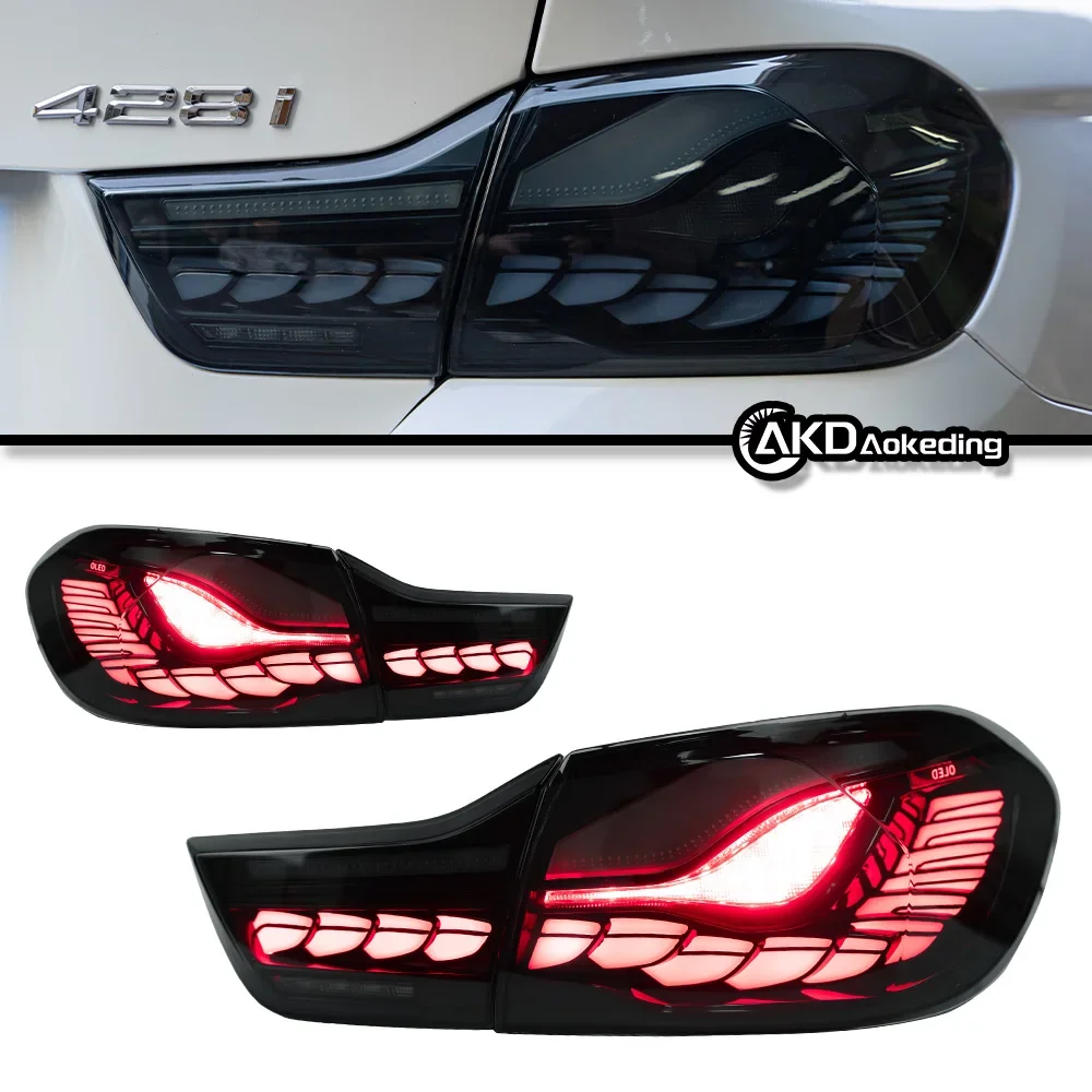 For BMW 4 Series tail light assembly F32 F36 modified M4 F82 dragon scale tail light upgrade GTS water steering