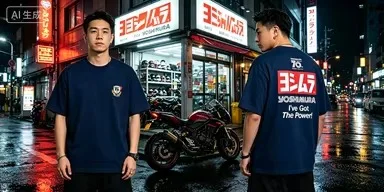2026 Men Biker Power Slogan Graphic T Shirt Retro Red Block Letter Art Printed Short Sleeve Loose Crewneck Motorcycle Streetwear