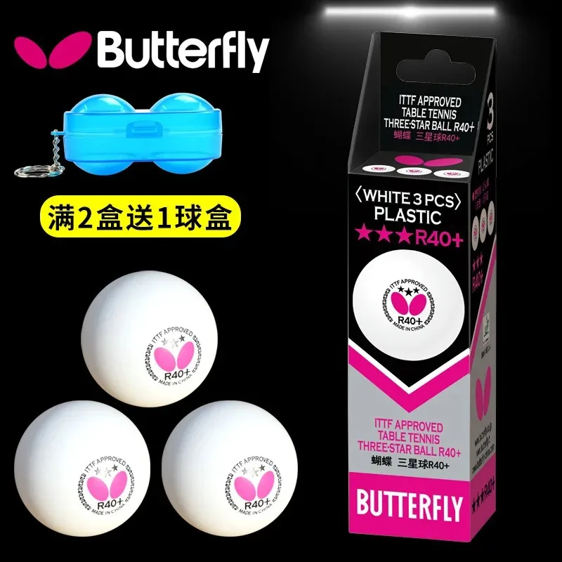 Genuine Butterfly Table Tennis 3 stars Upgraded Domestic R40+ Table Tennis Butterfly Brand International Competition Ball